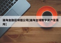 缅甸金融区块链公司[缅甸全球数字资产交易所]